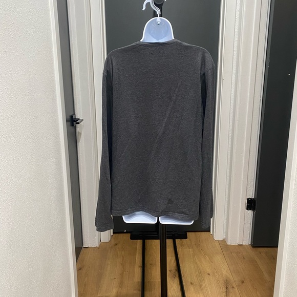 Women's Gray Long Sleeve Top - Picture 3 of 3